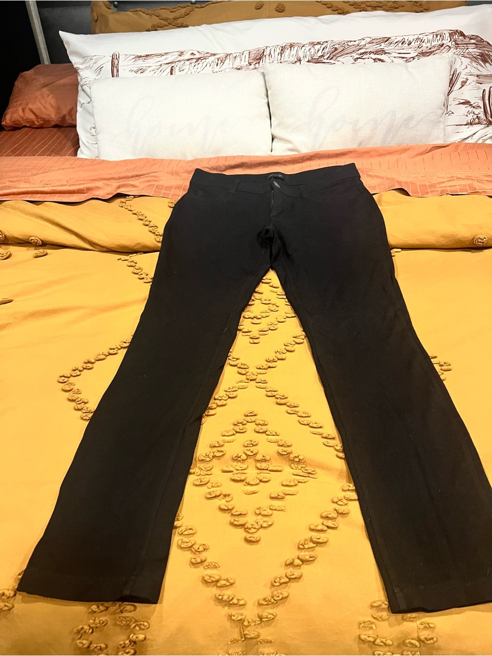 Seven7 Black Flare Skinny Leg Jeans